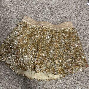 GAP Kids Gold Satin Skirt